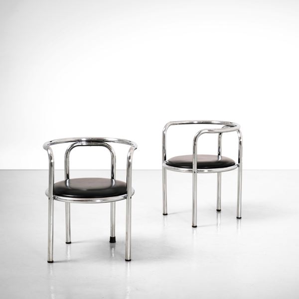 Gae Aulenti - Due poltrone della serie Locus Solus