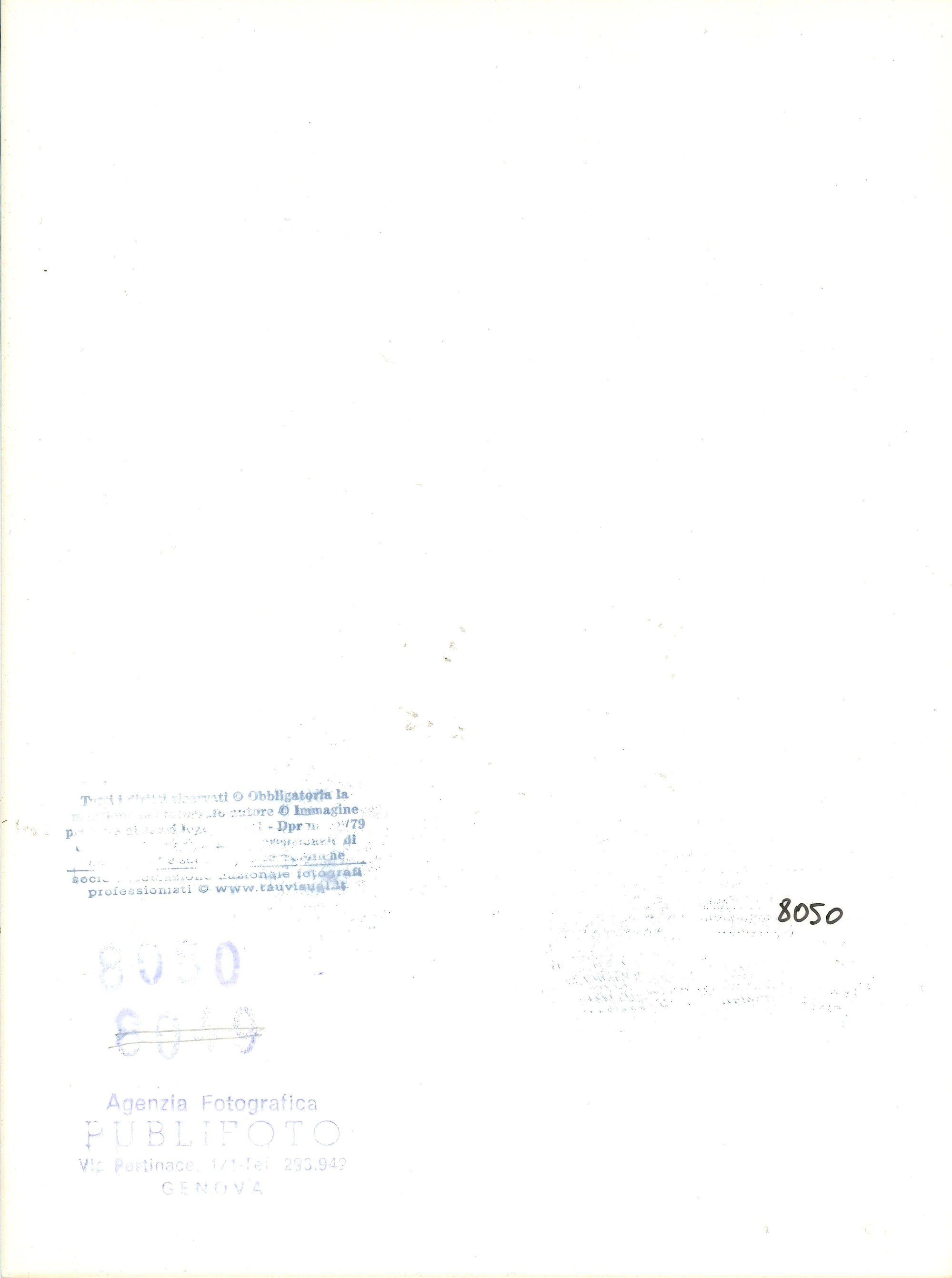 lotto di sette fotografie Jeanne Crain a Genova; Ava Gardner a Sanremo; Ester Williams a Portofin...