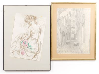Due Disegni di Armando Barabino e Adelina Zandrino