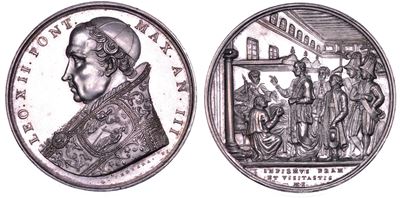 Annibale Sermattei della Genga, Medaglia annuale in argento 1826/A. III - Provvedimenti a favore ...