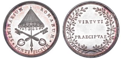 Chiaramonti, Medaglia in argento commemorativa del Papato di Pio VII (1805)