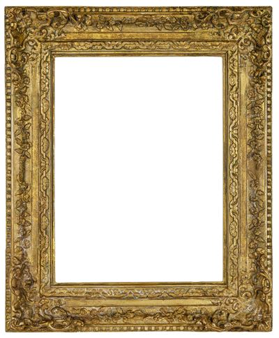 Cornice, Francia XVIII secolo, legno intagliato dorato