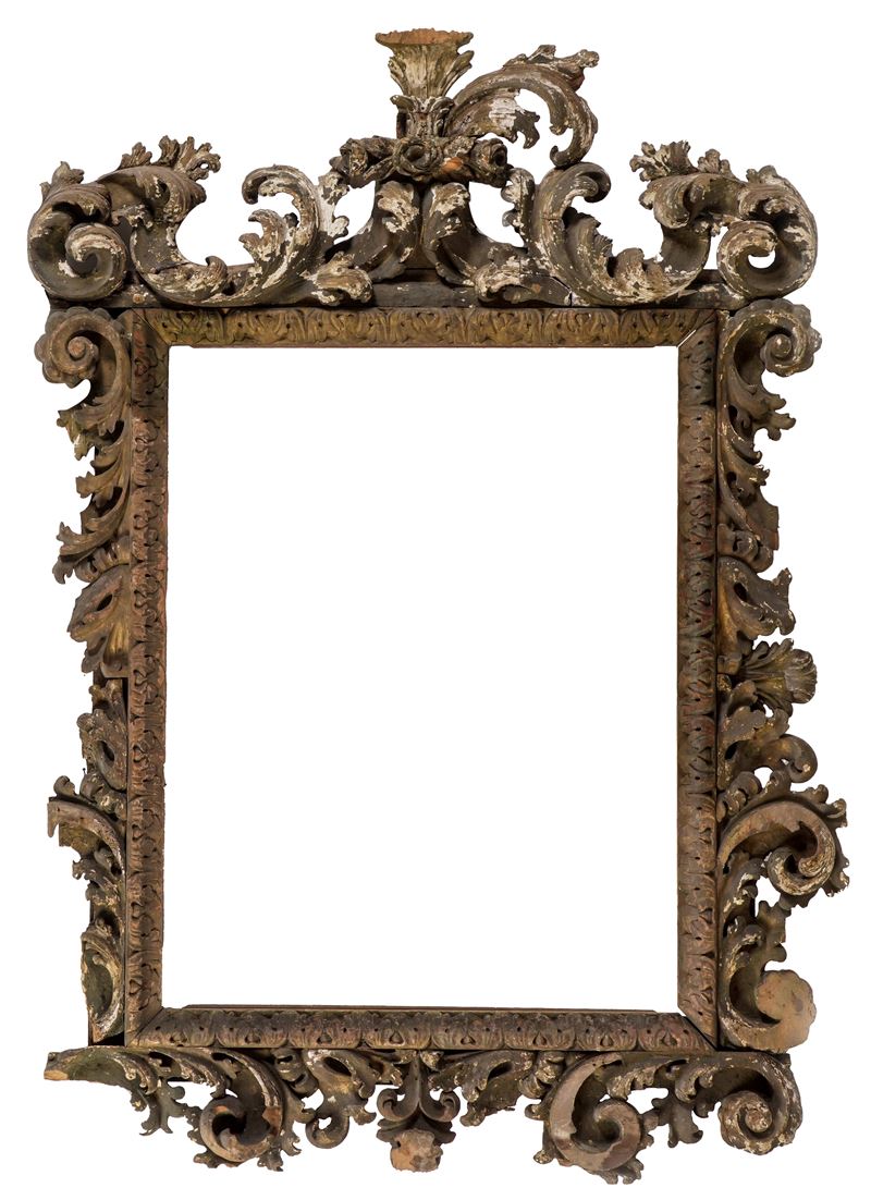 Grande cornice barocca. Italia XVII secolo  - Asta Cornici antiche - Cambi Casa d'Aste