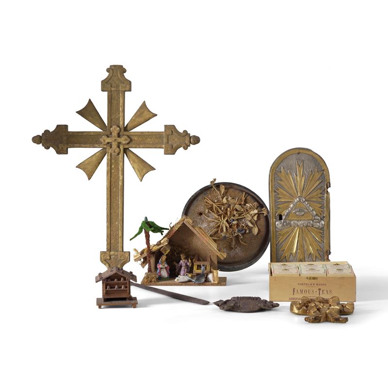 Lotto di curiosità in legno  - Asta Oggetti d'Arte - La Wunderkammer di Ettore Mocchetti - Cambi Casa d'Aste