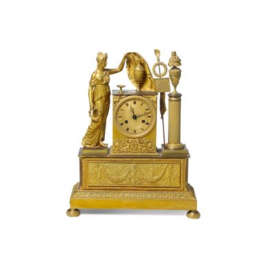 Pendola da tavolo francese, prima metà XIX secolo