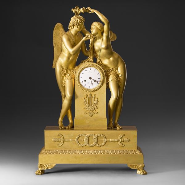Importante pendola da tavolo. Pierre-Victor Ledure (1783–1840?) e Claude Hémon (1770-1820), Parigi, inizio XIX secolo