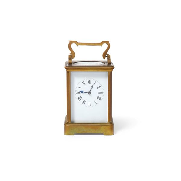 Officielle in ottone dorato, fine XIX secolo