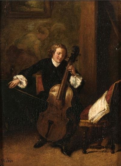 Weber Suonatore di Liuto