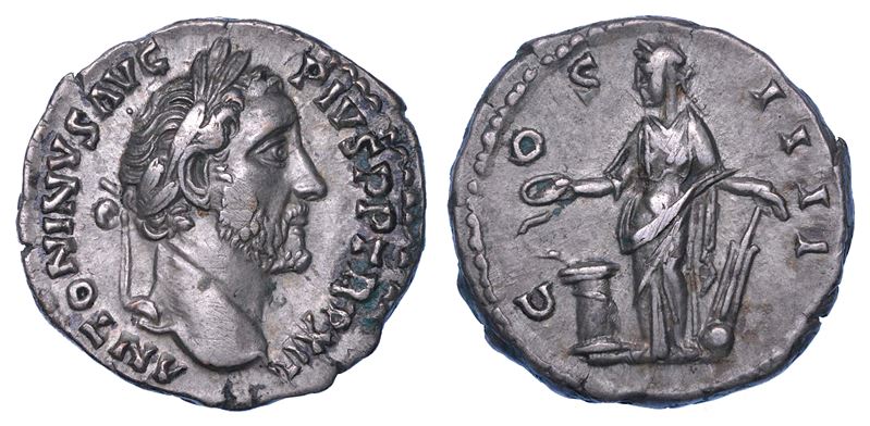 ANTONINO PIO, 138-161. Denario, anni 148-149.  - Auction Numismatics - Cambi Casa d'Aste