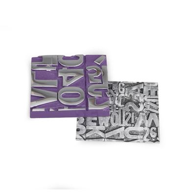 God bless lilac, scultura multiplo in metallo