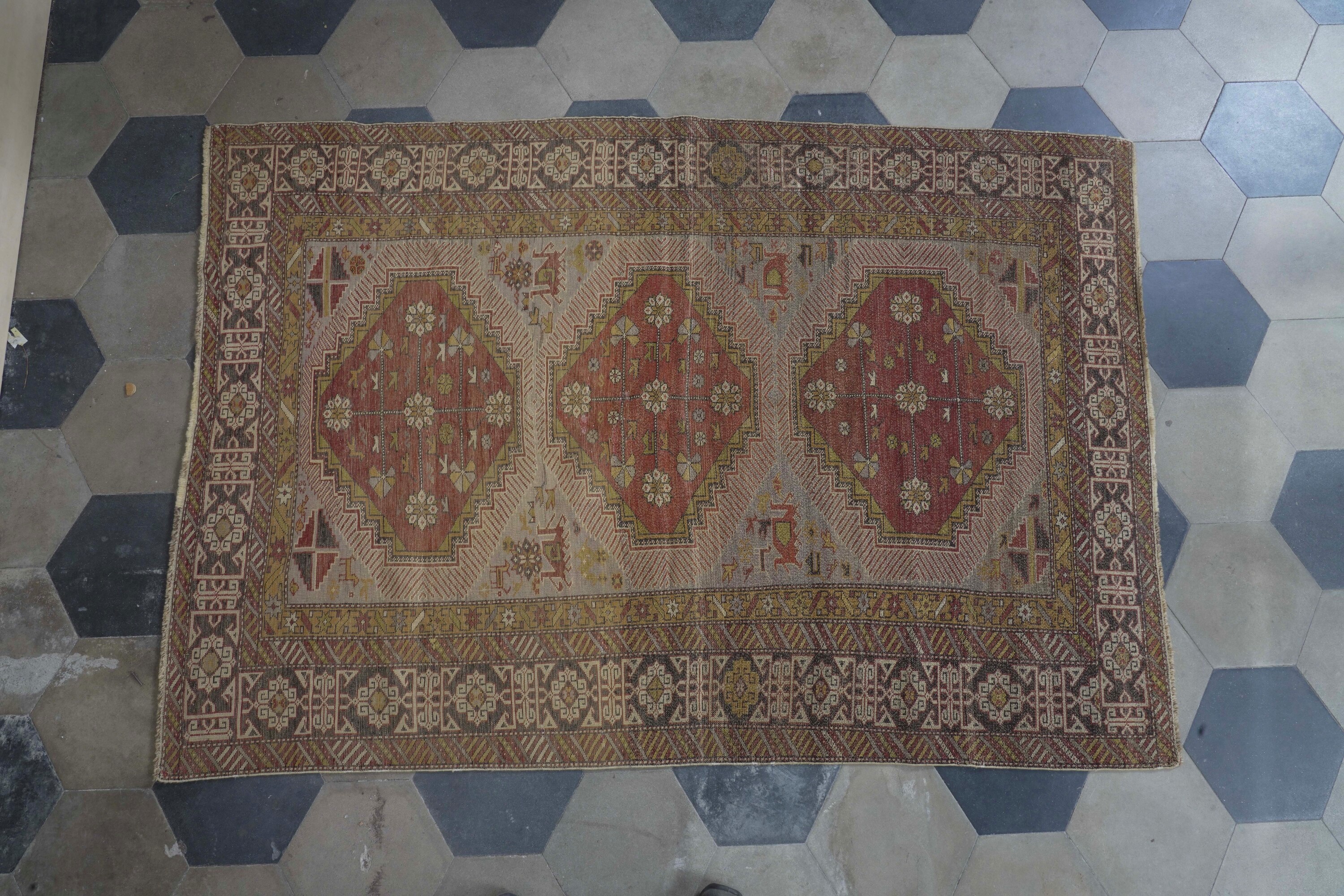 Tappeto Kila Baku, Caucaso, seconda metà XIX secolo, cm 175x122