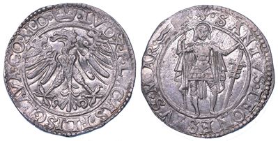 LUDOVICO e PIER LUCA FIESCHI, Testone ad Aquila spiegata, 1521-1528