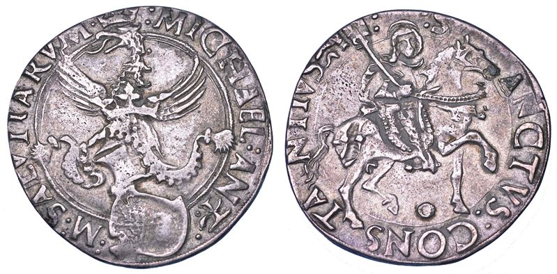 CARMAGNOLA. MICHELE ANTONIO DI SALUZZO, 1504-1528. Cornuto.  - Asta Numismatica - Cambi Casa d'Aste