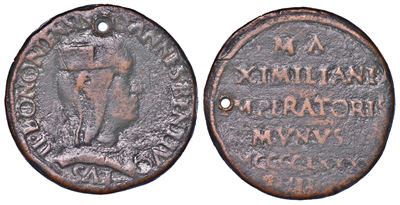 Giovanni II Bentivoglio, Medaglia in bronzo 1494
