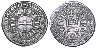 Philippe IV, Gros tournois, 1285-1314