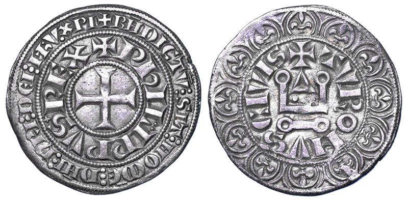 FRANCIA. PHILIPPE IV, 1285-1314. Gros tournois.  - Auction Numismatics - Cambi Casa d'Aste