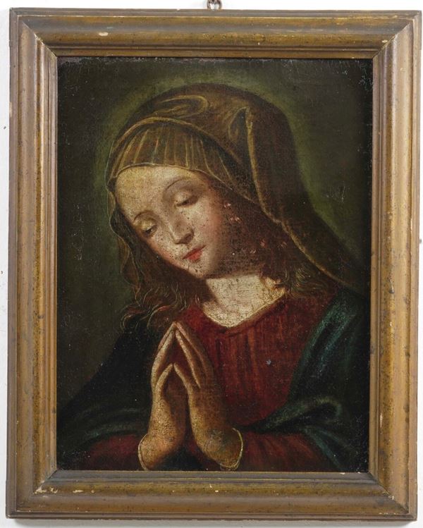 Scuola del XVIII secolo Madonna orante