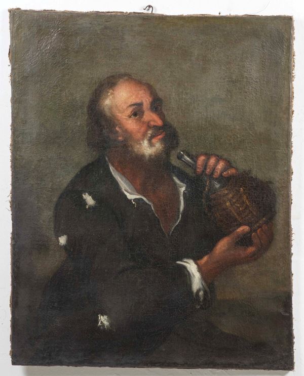 Scuola del XVIII secolo Bevitore