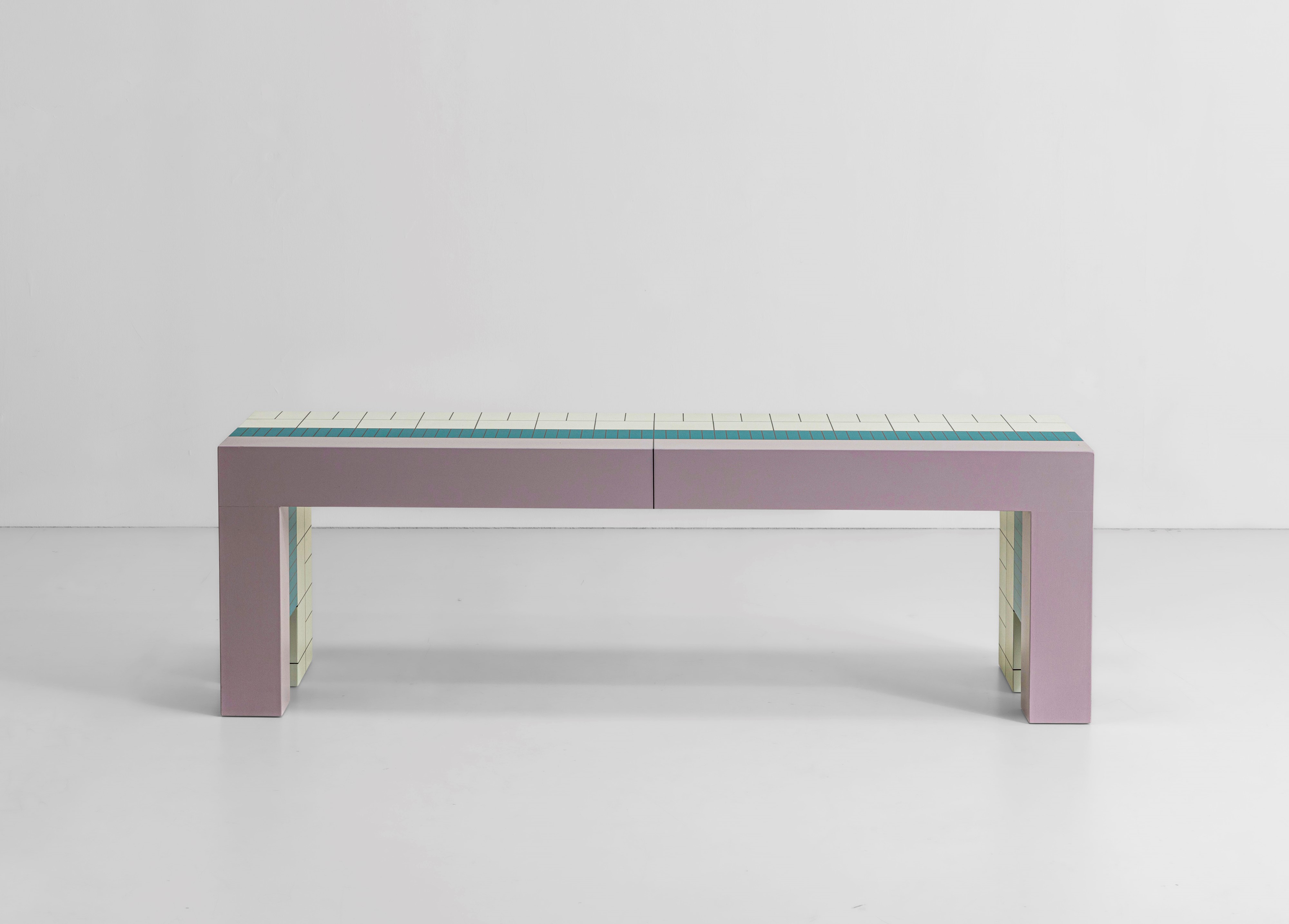Monica Taverniti - Panca mod. MT2 in legno dipinto