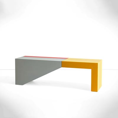 Panca mod. MT3 in legno dipinto