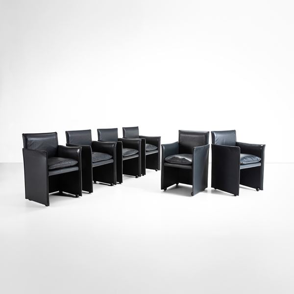 Mario Bellini - Sei poltroncine mod. 401 Break