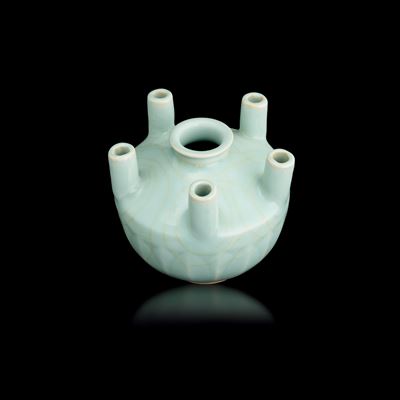 Fiorera in Porcellana Celadon, Cina, Dianstia Qing, XIX Secolo