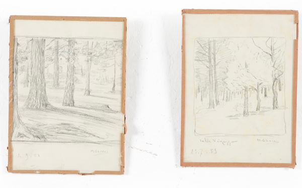 Lotto di due schizzi, Valle Vigezzo