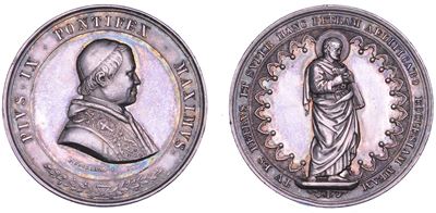 Giovanni Maria Mastai Ferretti, Medaglia in argento del Pio IX (1846-1878)