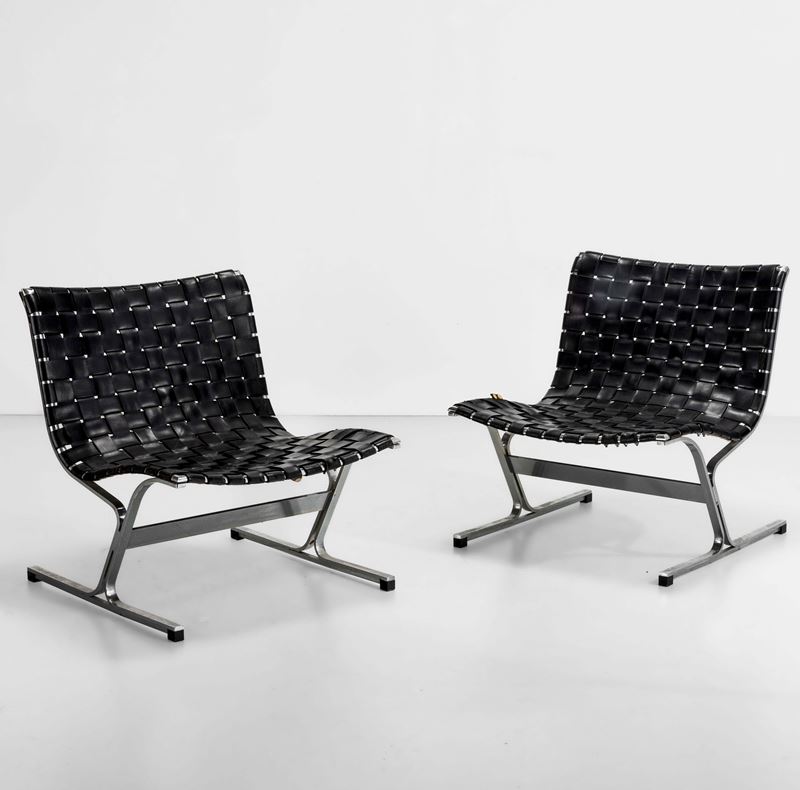 Ross Littel : Due poltrone mod. PLR 1  - Auction Design 200 - Cambi Casa d'Aste