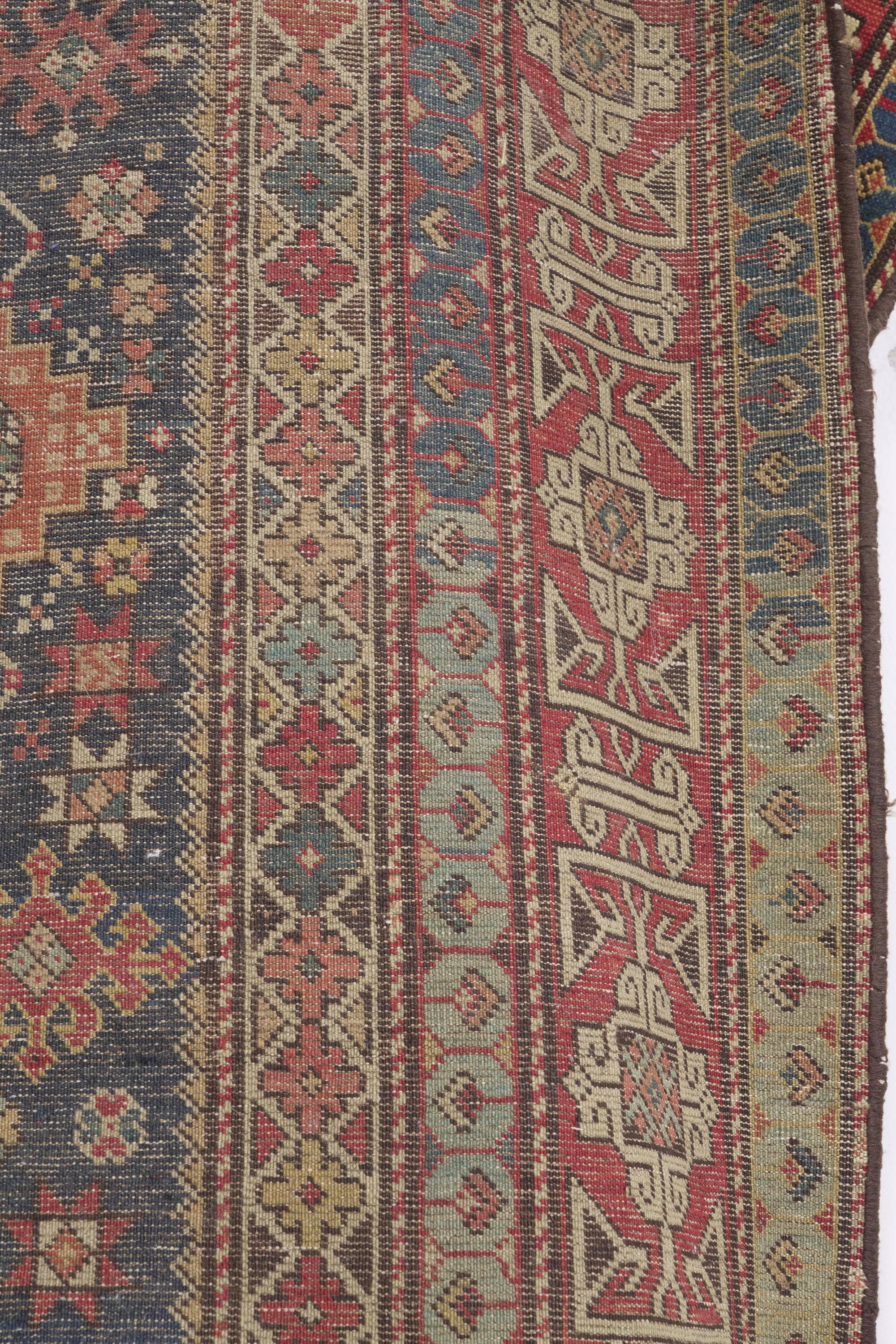 Passatoia Shirvan Kuba, Caucase, fine XIX secolo, tessuto a mano