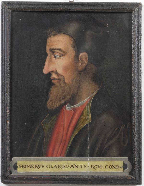 Nei modi della pittura del XVI secolo Ritratto virile