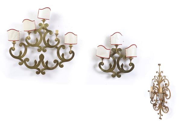 Tre appliques diverse