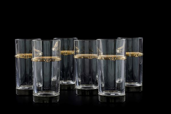 Undici highball Gucci, metà del XX secolo 