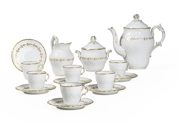 Servizio da caffè “Firenze”  Doccia, Manifattura Richard Ginori, XX secolo 