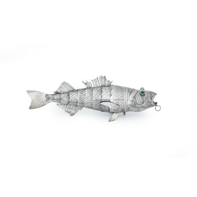 Pesce Snodato. Argenteria del XX Secolo, Apparentemente Privo di Punzonatura