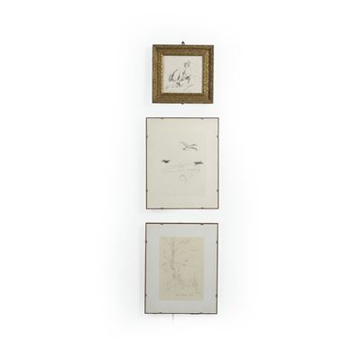 Insieme di Tre Disegni