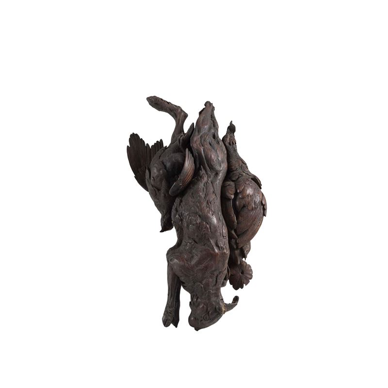 Intaglio in legno con cacciagione  - Auction Italian Mansions TIME - Cambi Casa d'Aste