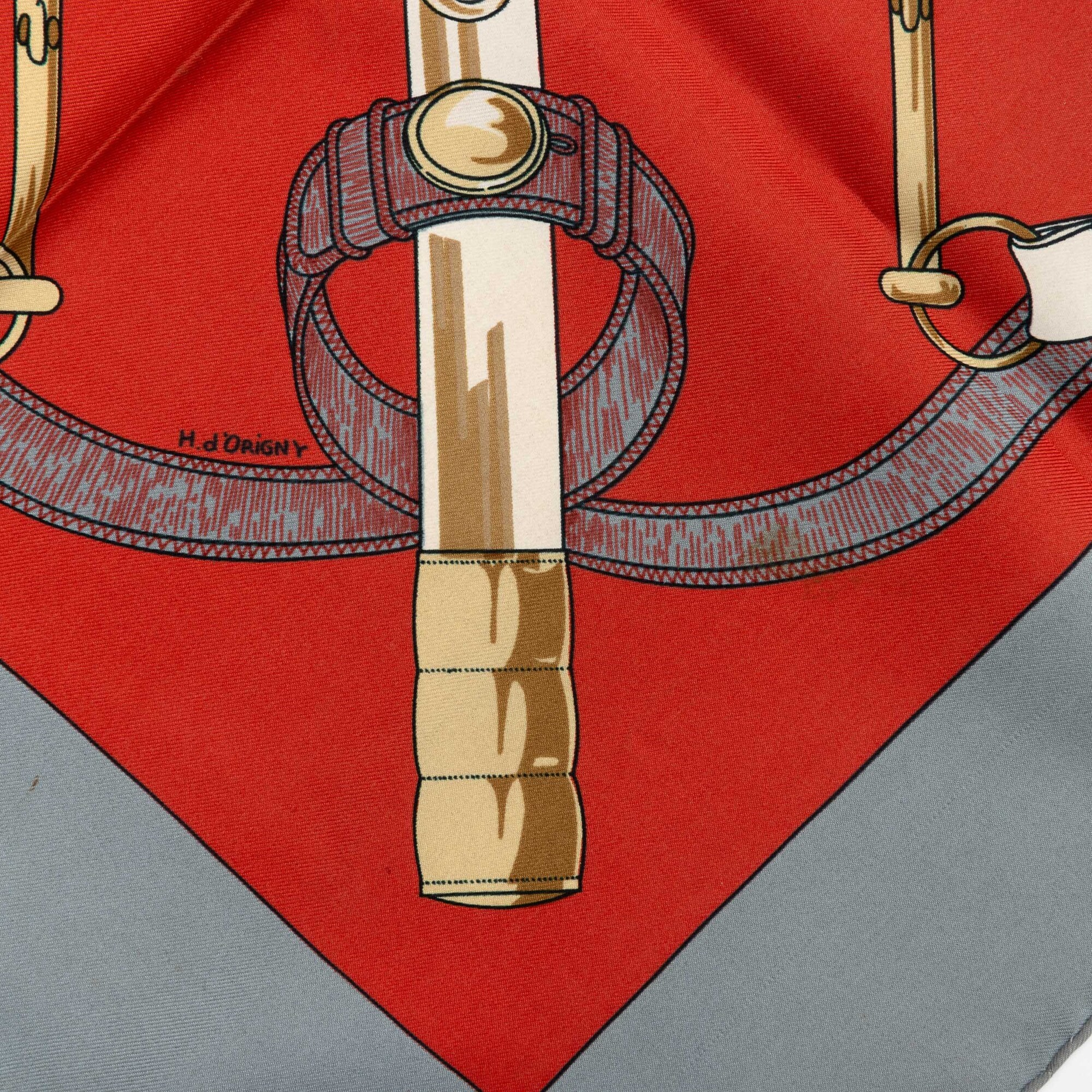 Hermès, Foulard "éperon D'or"