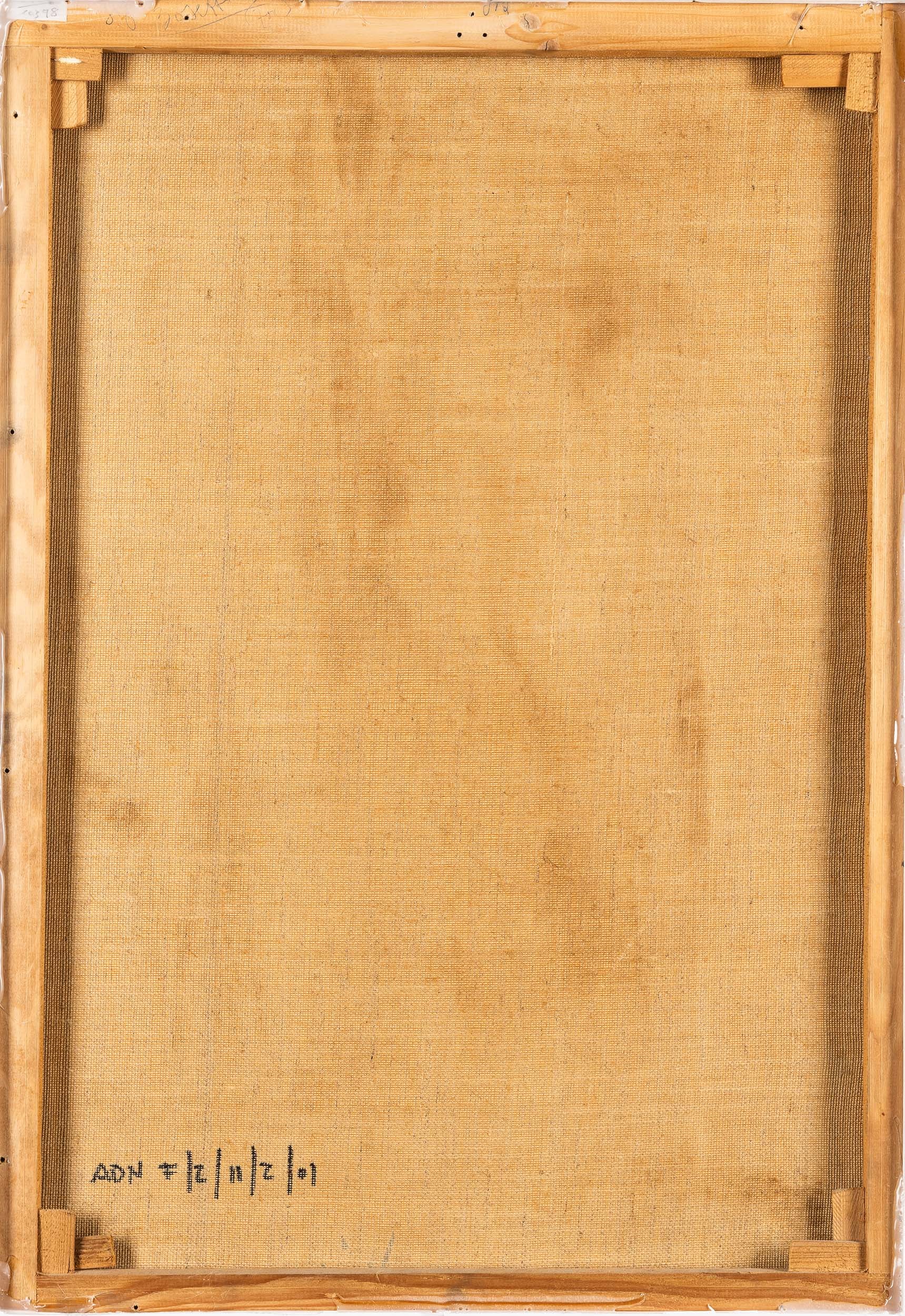 Roberto Crippa - Spirale - olio su cartoncino, 50 x 70 cm, anni '65