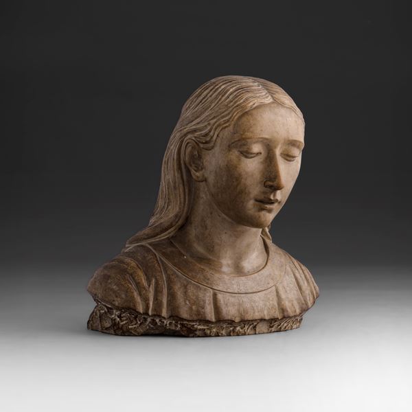 Terracotta girl. R. Giuntini, Tuscany, 1900s
