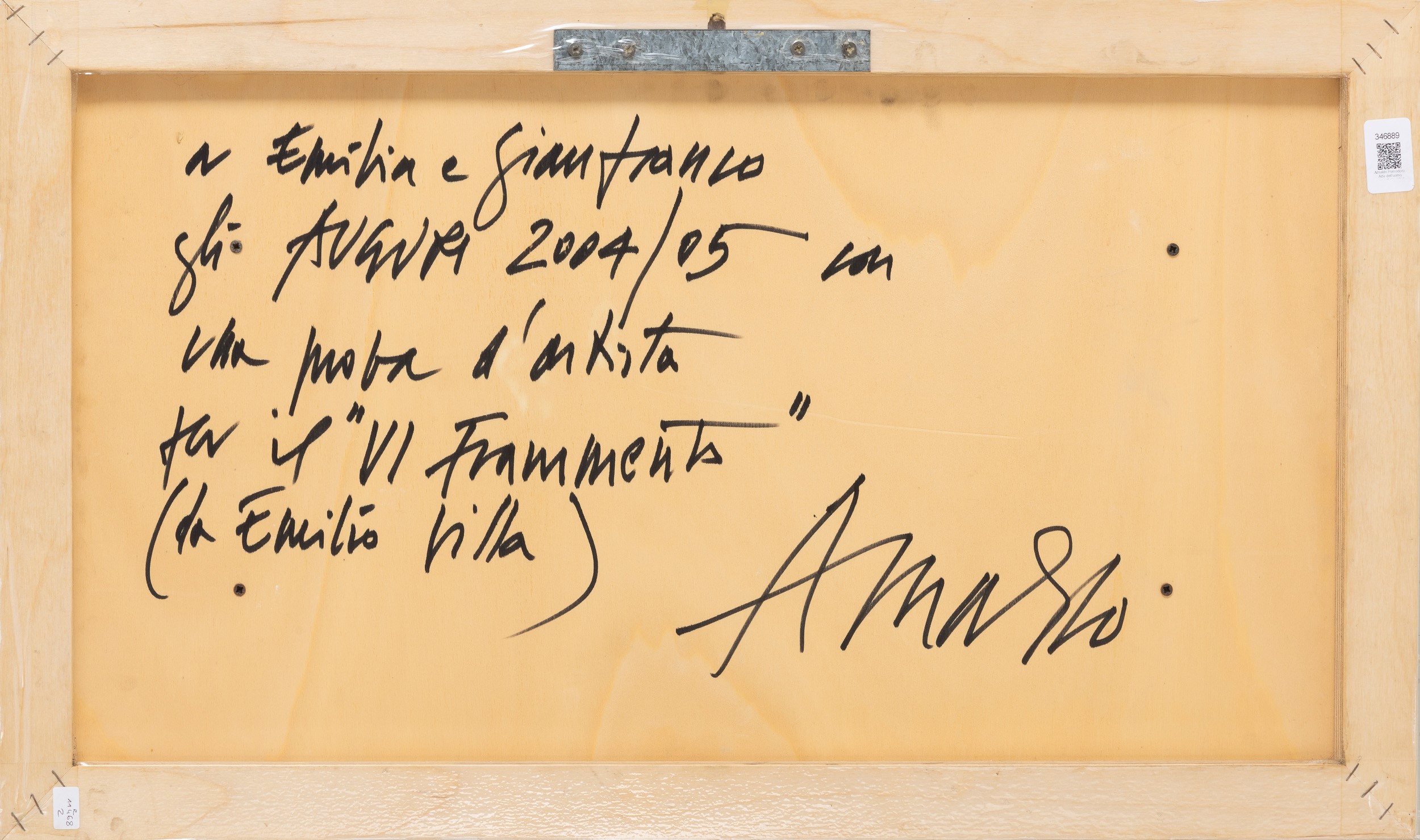 Arnaldo Pomodoro - Frammento Vi da L'arte Dell'uomo Primordiale di Emilio Villa