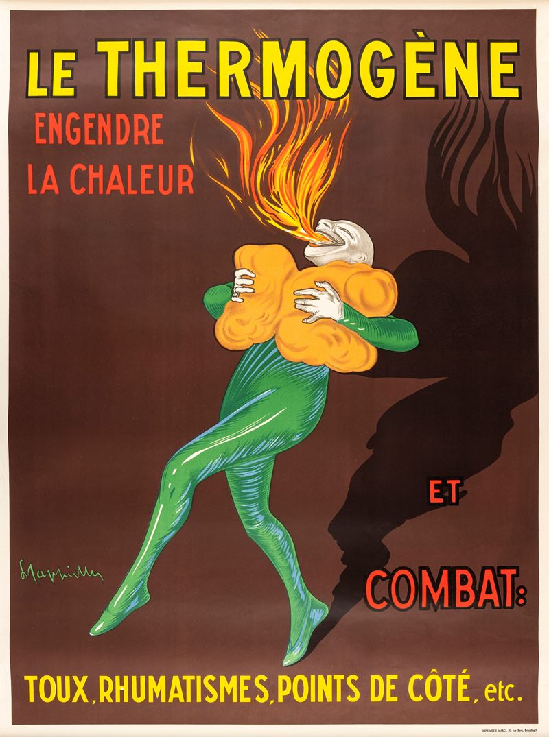 Leonetto Cappiello : Le Thermogène  - Asta Manifesti e Collectibles - Cambi Casa d'Aste