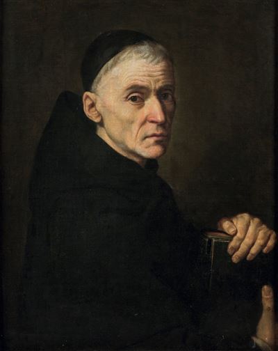 Ritratto di ecclesiastico, olio su tela