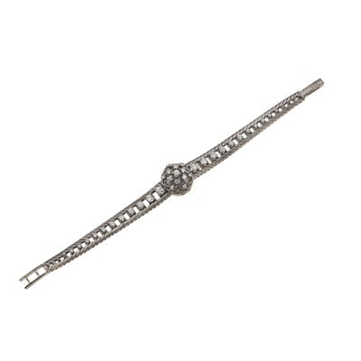 Rolex, Orologio da polso femminile in oro bianco 750/1000 con diamanti