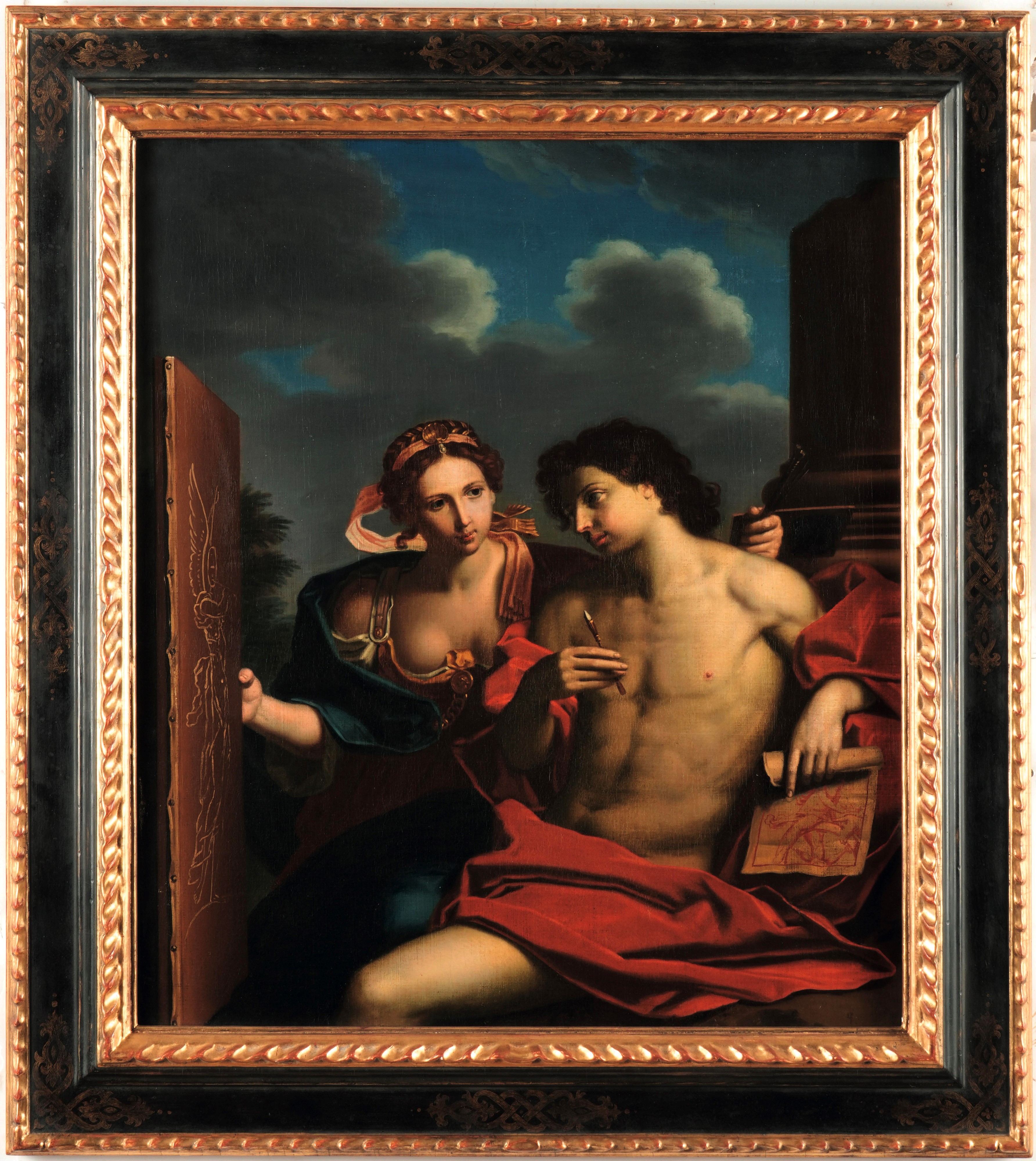 Michele Desubleo Detto Michele Fiammingo - Allegoria della pittura, olio su tela