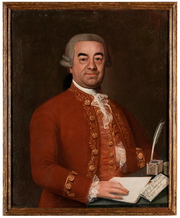 Scuola del XVIII secolo Ritratto del conte Avogadro