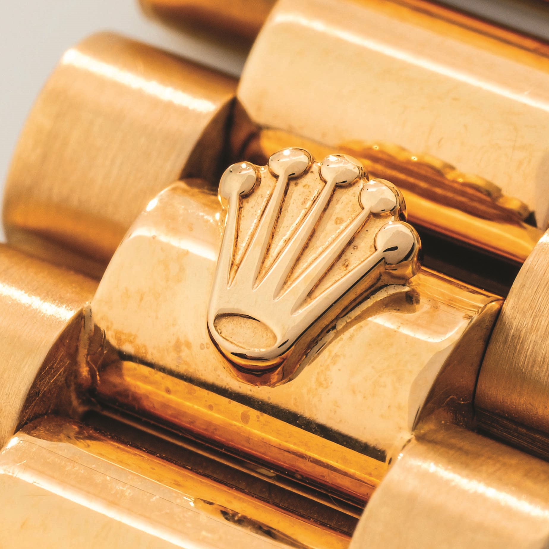 Rolex - Orologio Day-Date ref. 18238, oro giallo 18k, quadrante in Rubellite con indici in diaman...