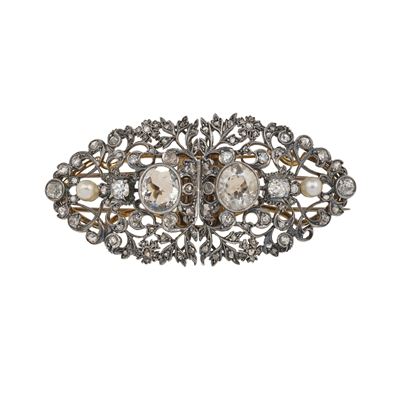 Douette con Diamanti di Vecchio Taglio e Piccole Perle