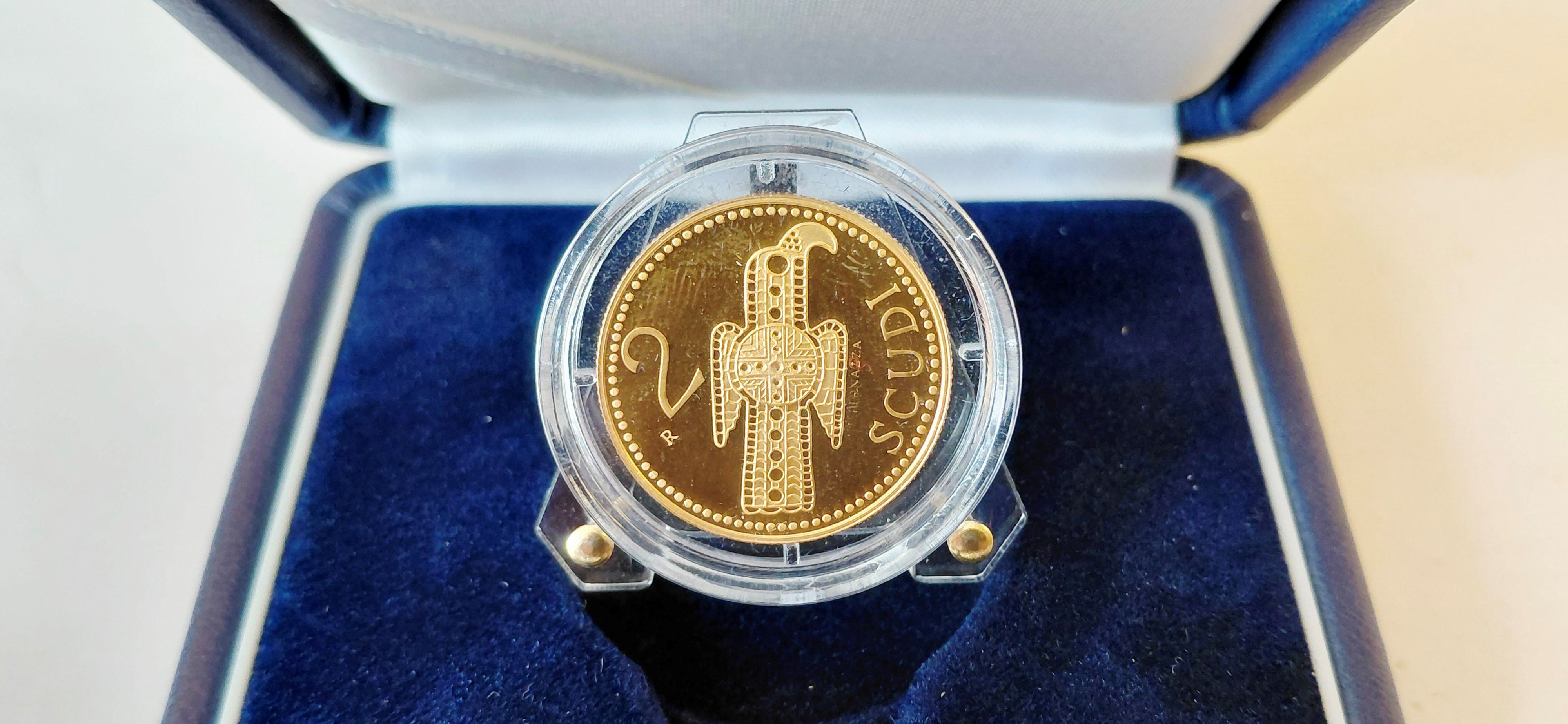 Moneta di San Marino, 2 Scudi 2004, Oro 900