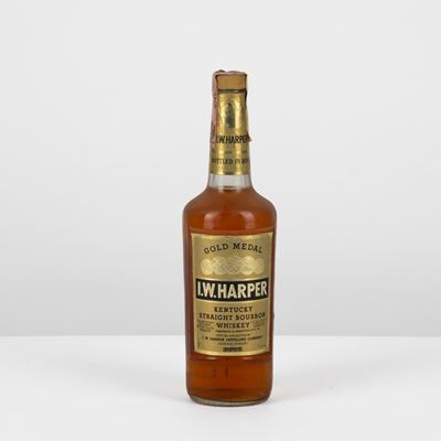 I.W. Harper, Straight Bourbon Whiskey, 75cl, 40% Vol, con segni d'usura